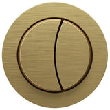 Crosswater Flush Plate Brushed Brass Crosswater Flush Button and Cable