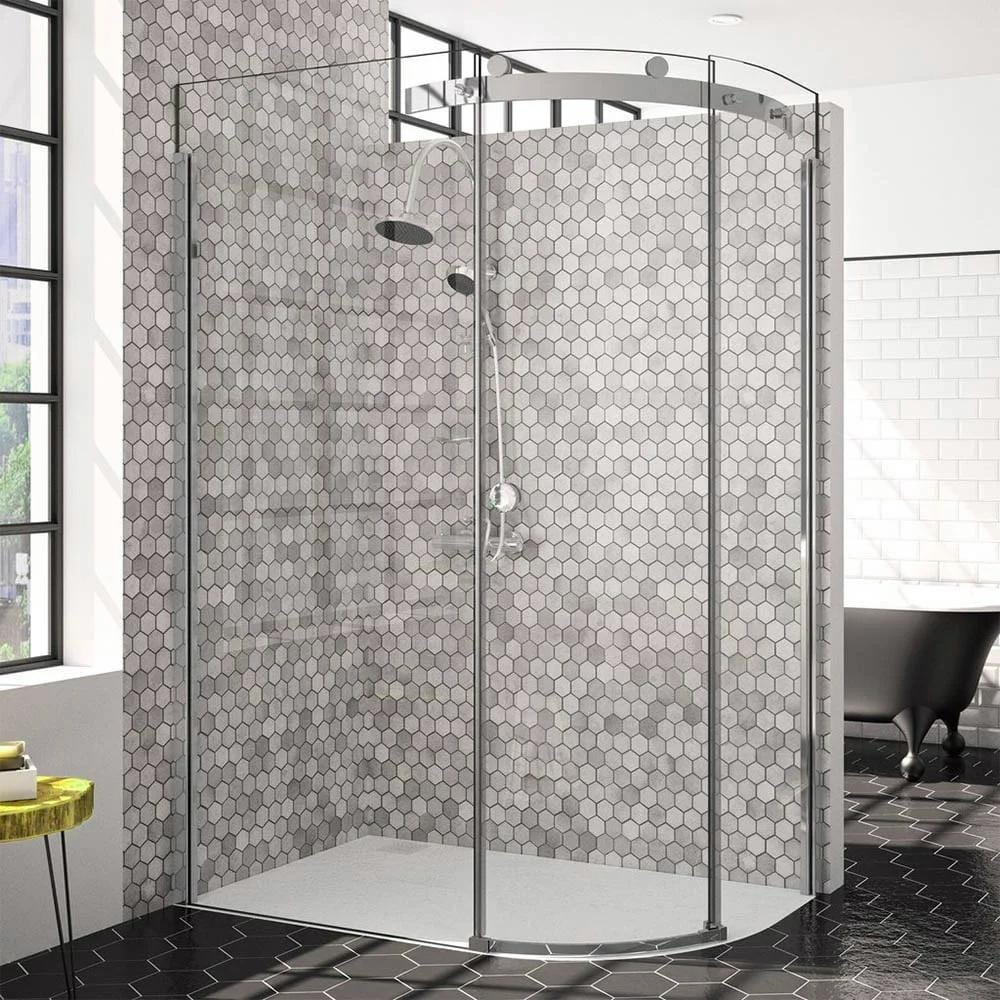 Merlyn Quadrant Shower Enclosure 1200 x 800mm / Right Hand Merlyn Series 10 1 Door Offset Quadrant Shower Enclosure