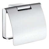 Smedbo Toilet Roll Holder Smedbo Air Toilet Roll Holder with Cover in Chrome