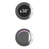 TED Concealed Shower Valve Chrome TED Togo 2/3 Outlet Concealed Digital Shower Valve with Ring Style Plate