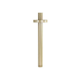 Imex Fixed Shower Arm Brushed Brass Imex 200mm Round Ceiling Mounted Shower Arm