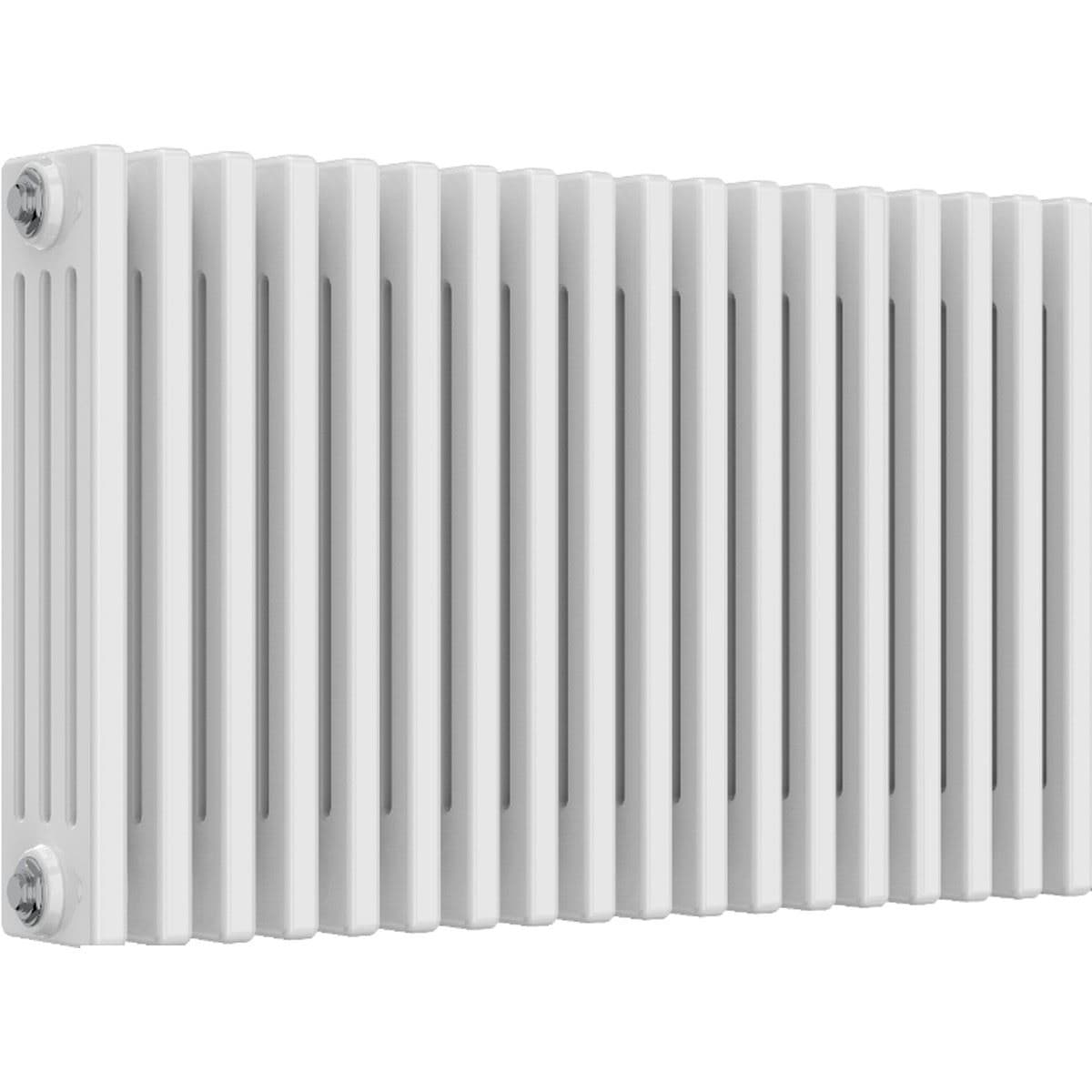 Aquarius Bathrooms Column Radiator Aquarius Foundry Horizontal 4 Column Radiator in White
