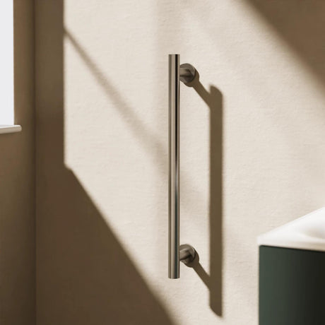 Crosswater Grab Rail/Bar Brushed Nickel / 600mm Crosswater Straight Grab Bar