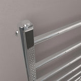 Eastbrook Ladder Rail Eastbrook Tuscan Round Heated Towel Rail in Chrome