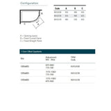 Merlyn Quadrant Shower Enclosure Merlyn Ionic IQ Easyfit 1 Door Offset Quadrant Shower Enclosure