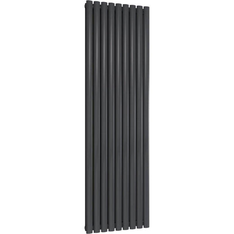 Aquarius Bathrooms Column Radiator 1800 x540mm / Anthracite Aquarius Athens Double Vertical Column Radiator