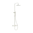 Crosswater Exposed Shower Set Brushed Stainless Steel Crosswater Central Thermostatic Multifunction Shower Kit