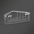Miller Basket Miller Signature Deep Corner Shower Basket in Chrome