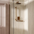 Crosswater Grab Rail/Bar Brushed Bronze Crosswater Right Angle Grab Bar
