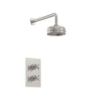 Heritage Concealed Shower Set Brushed Nickel Heritage Dawlish Concealed Shower with Premium Fixed Head Kit
