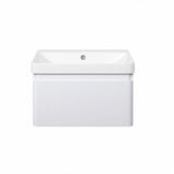 Aquarius Bathrooms Wall Mounted Vanity Unit Aquarius Sophie Wall Hung One Drawer Vanity Unit with 1 Tap Hole Basin