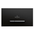 Villeroy and Boch Flush Plate Matt Black with Matt Chrome Buttons Villeroy & Boch ViConnect 300S Toilet Flush Plate