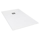 Tissino Rectangle Shower Tray 1000 x 750mm Tissino Giorgio2 Rectangle Shower Tray in White Slate