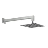 Vado Fixed Shower Head Vado Aquablade 200 x 300mm Rectangular Easy Clean Slimline Shower Head with Arm in Chrome