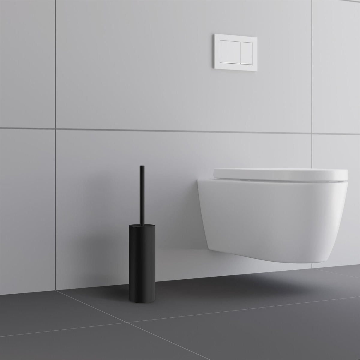 Smedbo Toilet Brush Smedbo Outline Freestanding Toilet Brush and Holder