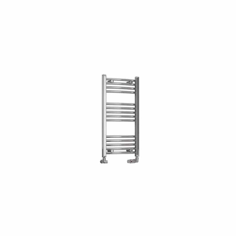 Eastbrook Wendover Curved Vertical Heated Towel Rail in Chrome