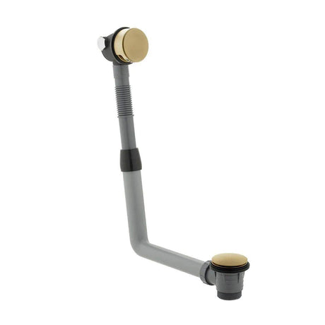 UK Bathroom Store Satin Brass Vado Clic-Clac Bath Filler Waste and Overflow
