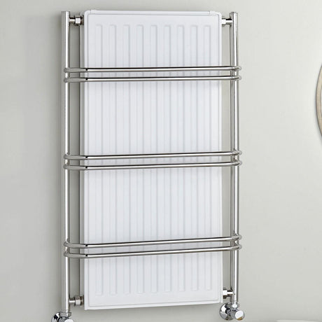 Vogue Designer Towel Radiator Electric Only Vogue Nexus III Straight Designer Towel Radiator - 900 x 525mm - Chrome