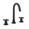 Crosswater 3 Tap Hole Basin Set Matt Black Crosswater MPRO Crosshead 3 Hole Basin Mixer Tap