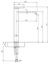 Villeroy & Boch Tall Basin Tap Villeroy & Boch Dawn Tall Single Lever Basin Mixer Tap