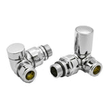 Reina Radiator Valve Chrome Reina Crova Manual Radiator Corner Valves
