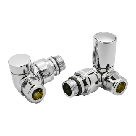 Reina Radiator Valve Chrome Reina Crova Manual Radiator Corner Valves