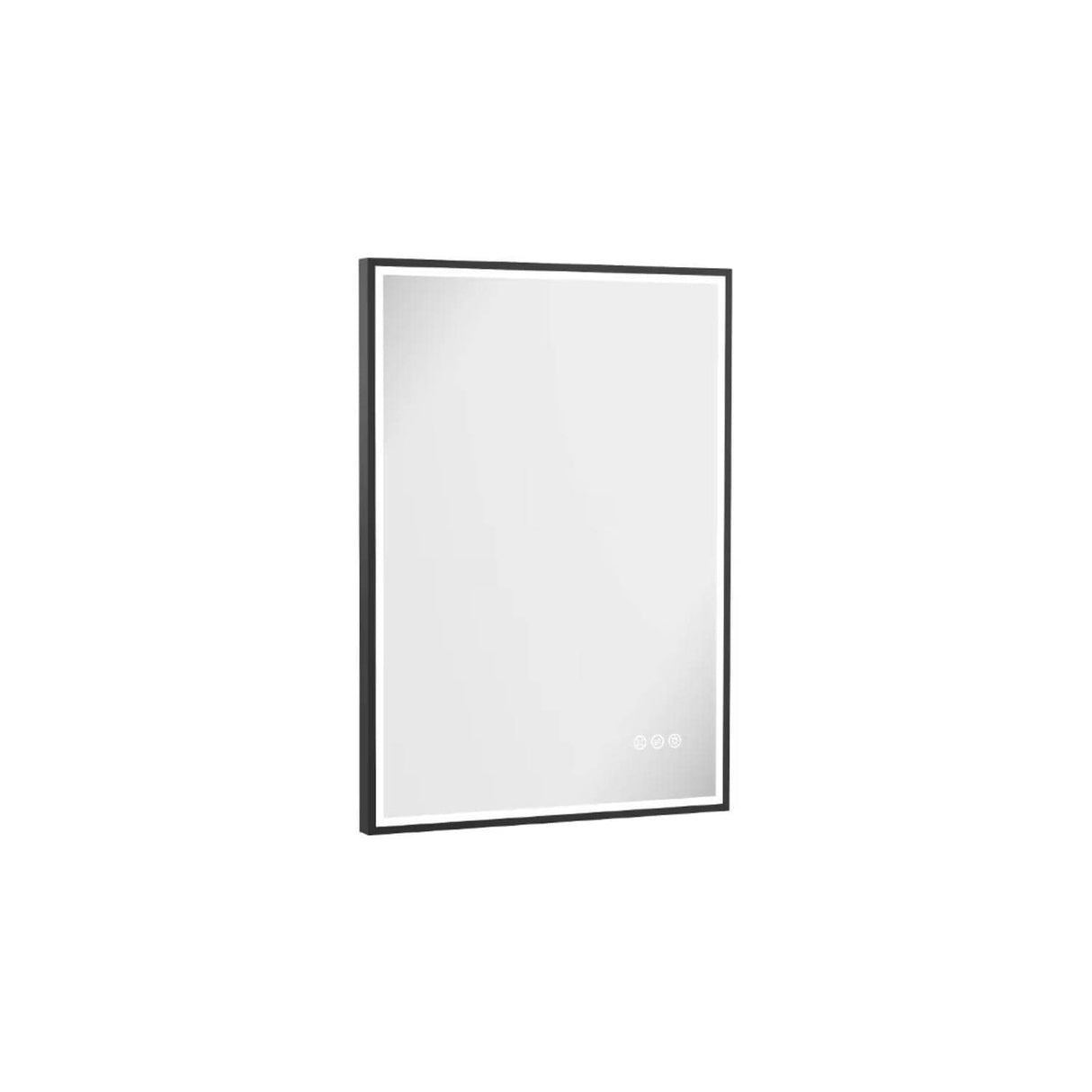 Crosswater Illuminated Mirror 500 x 700mm / Matt Black Crosswater MPRO LED Illuminated Rectangular Mirror