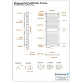 Eastbrook Flat Panel Radiator Eastbrook Wingrave Flat Panel Radiator In Matt Black