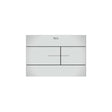 Roca Flush Plate Chrome Roca Duplo-S Flush Plate with Square Buttons