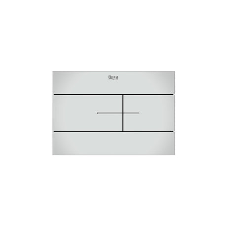 Roca Flush Plate Chrome Roca Duplo-S Flush Plate with Square Buttons