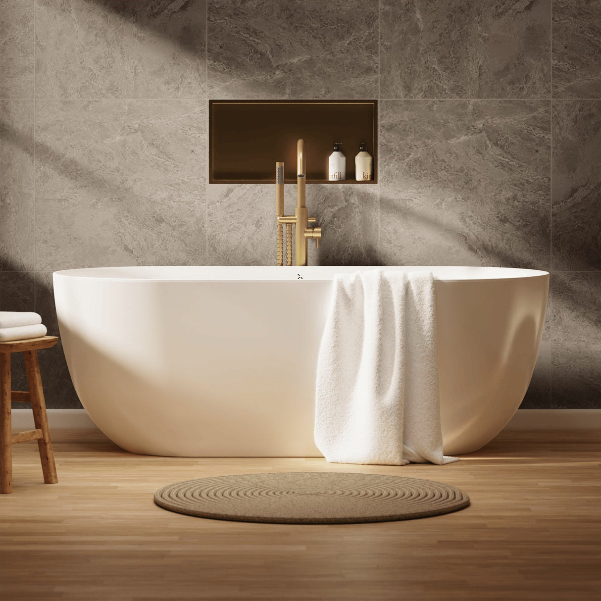Crosswater Modern Freestanding Bath Gloss White / 1690 x 780mm Crosswater Cerus Freestanding Bath
