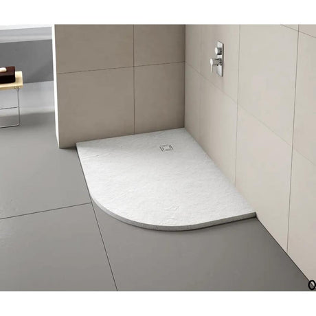 Merlyn Offset Quadrant Shower Tray White / 1200 x 900 Right Hand Merlyn Truestone Offset Quadrant Shower Tray