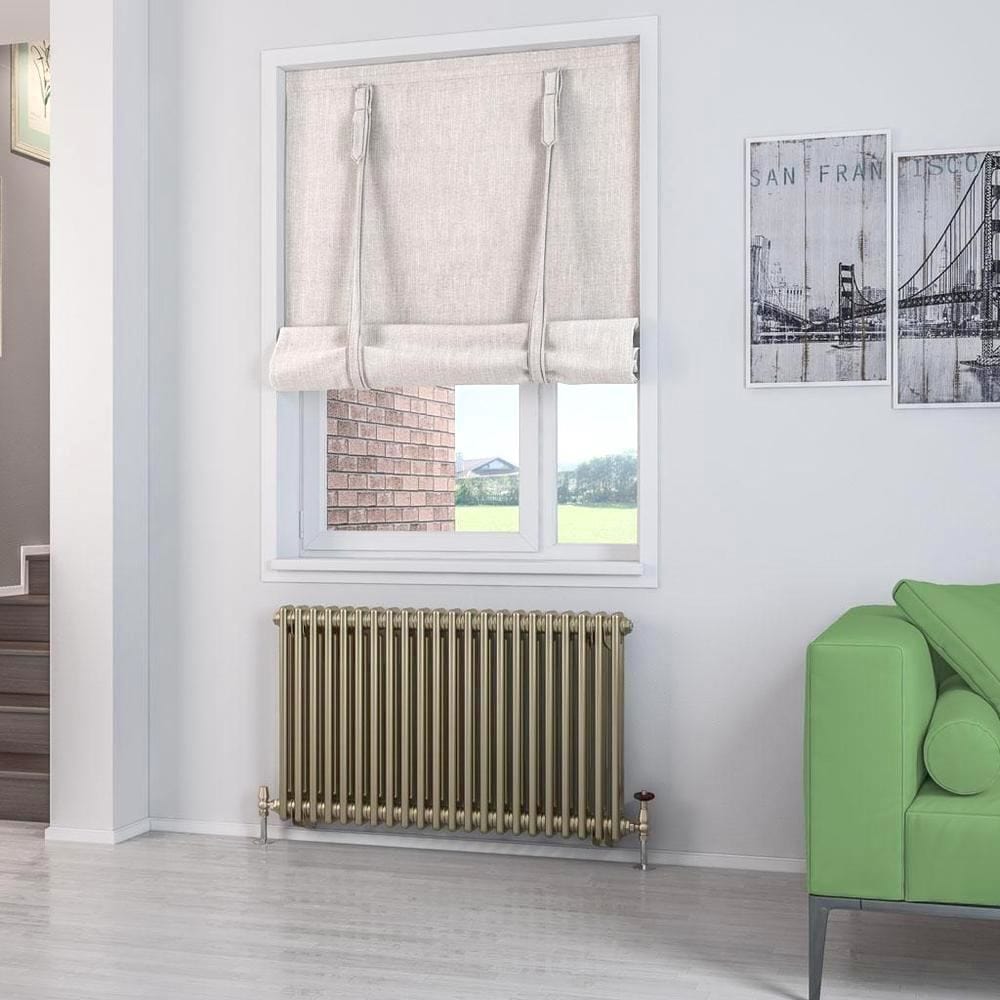Eastbrook Column Radiator 600 x 1010 / Electric Only Eastbrook Rivassa Traditional 2 Column Radiator in Bronze Effect