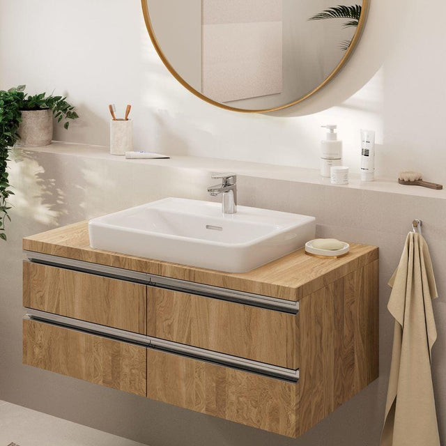 Hansgrohe Cloakroom Tap Hansgrohe Vernis Blend Single Lever Basin Mixer Tap 70 with Pop-Up Waste in Chrome