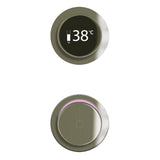 TED Concealed Shower Valve Brushed Nickel TED Togo 2/3 Outlet Concealed Digital Shower Valve with Ring Style Plate