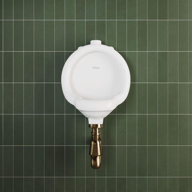 Burlington Urinal Burlington Traditional Garrick Urinal with Bracket in White