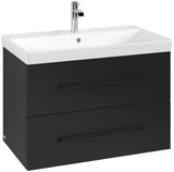 Villeroy & Boch Wall Mounted Vanity Unit Villeroy & Boch Avento Wall Hung Vanity Unit 780mm Two Drawers with Basin
