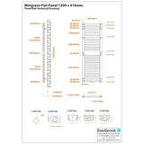Eastbrook Flat Panel Radiator Eastbrook Wingrave Flat Panel Radiator In Matt Black