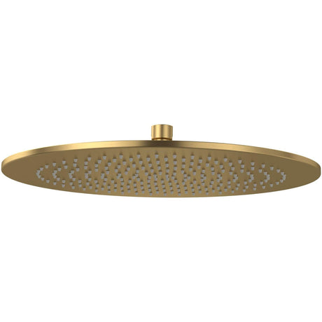 Villeroy & Boch Fixed Shower Head Brushed Gold Villeroy & Boch Universal 350mm Round Fixed Rain Shower Head