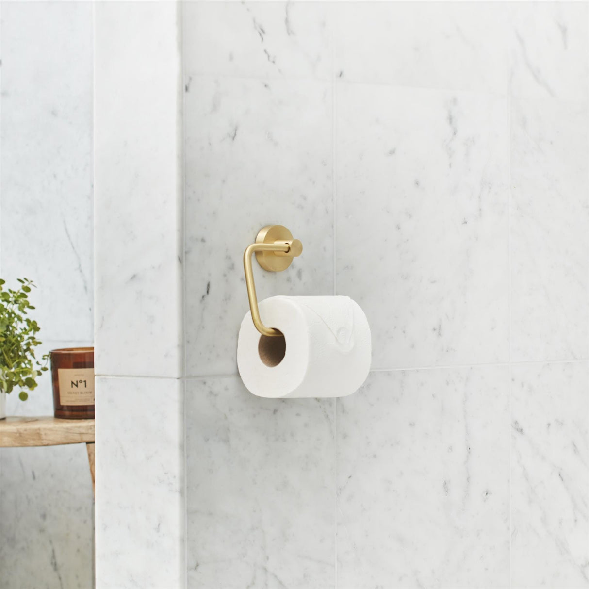 Smedbo Toilet Roll Holder Brushed Brass Smedbo Home Toilet Roll Holder