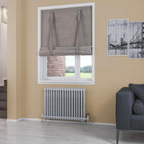 Eastbrook Column Radiator 600 x 833 / Dual Fuel Eastbrook Rivassa Traditional 2 Column Radiator in Chrome Effect