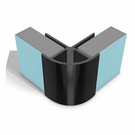 Multipanel Wall Panel Matt Black Multipanel Wall Profile - External Corner - Type B - 2450mm