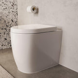 Saneux Back To Wall Toilet Saneux Uni Back to Wall Rimless Toilet with Soft Close Seat