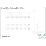 Eastbrook Rivassa Traditional 3 Column Radiator in Matt Anthracite