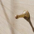 Crosswater Robe Hook Brushed Brass Crosswater Belgravia Single Robe Hook