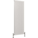 Aquarius Bathrooms Panel Radiator 1600 x560mm / White Aquarius Flat Double Vertical Panel Radiator