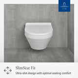 Villeroy & Boch Toilet Seat Villeroy & Boch Architectura Soft Close, Quick Release Toilet Seat  with Kickback in White Alpin