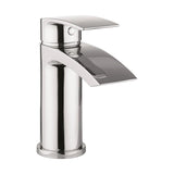 Crosswater Flow Mono Basin Mixer Tap with Clicker Waste in Chrome