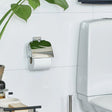 Smedbo Toilet Roll Holder Smedbo Ice Toilet Roll Holder with Cover in Chrome