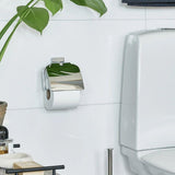 Smedbo Toilet Roll Holder Smedbo Ice Toilet Roll Holder with Cover in Chrome